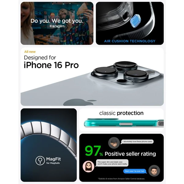 Spigen Classic C1 MagSafe kryt iPhone 16 Pro bondi blue - Pouzdra - Obrázek 91fbf21620c64c5bb6198c0ad49723ca