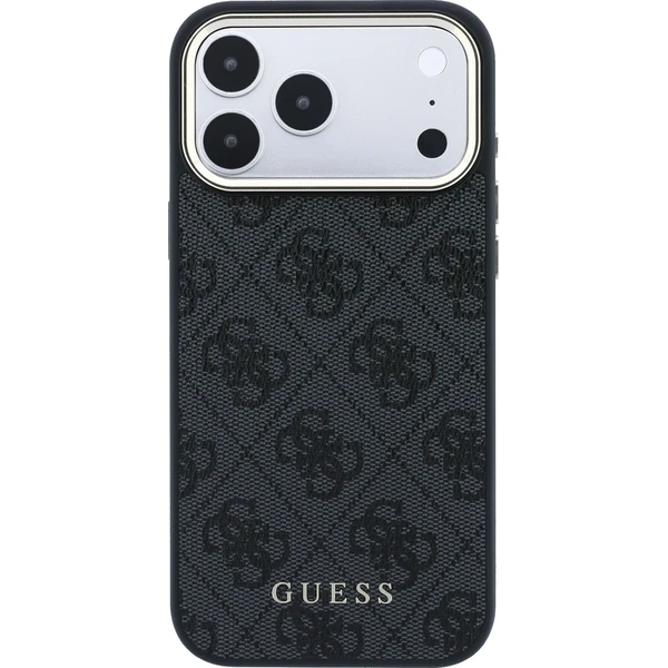 Guess PU Leather 4G Gold Frame MagSafe kryt iPhone 18 Pro Max černý - Pouzdra - Obrázek 920c6000ec1c4b318915f3729e13e234