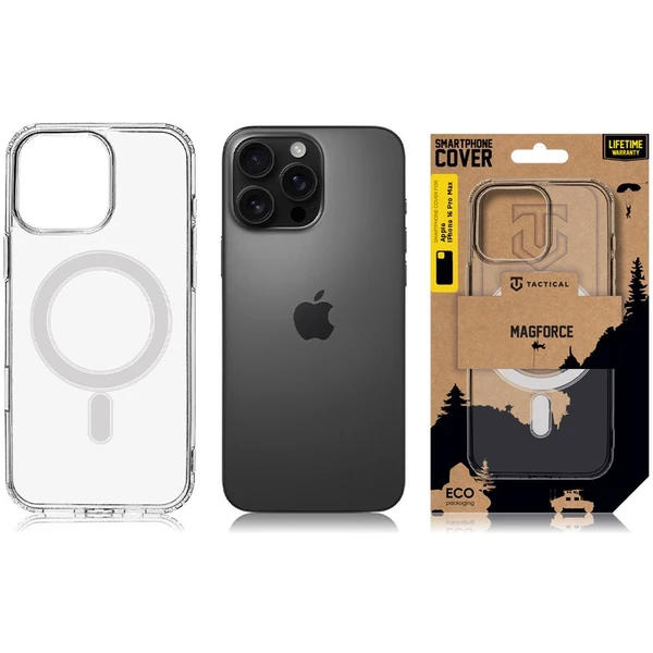 Tactical MagForce Kryt pro Apple iPhone 16 Pro Max čirý - Pouzdra - Obrázek 923da21f412a45639cdc96a7d078801e