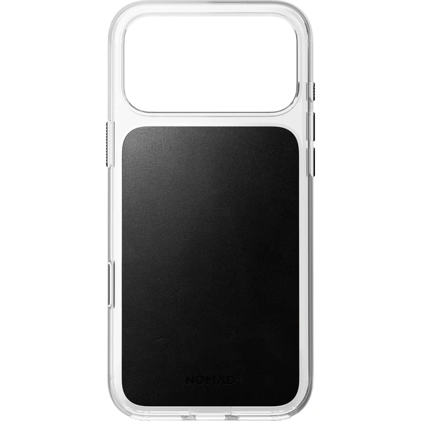 Nomad Clear Leather (Horween) MagSafe kryt iPhone 17 Pro Max/18 Pro Max Black - Pouzdra - Obrázek 9252368c41f6413d91c8b3d05f46ff76
