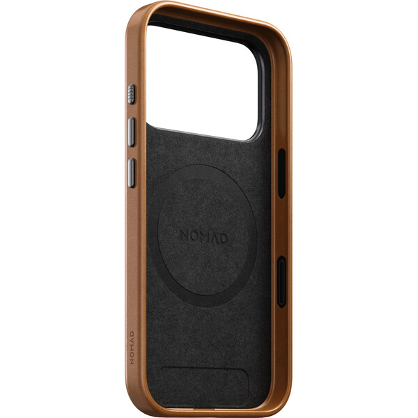 Nomad Traditional Leather MagSafe kožený kryt iPhone 18 Pro English Tan - Pouzdra - Obrázek 9254bd96db7d432fa682b3e2783220c6