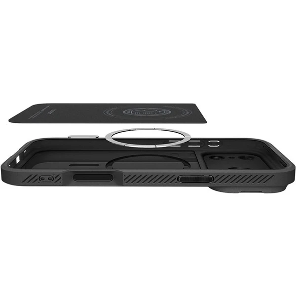 Spigen Optik Armor MagSafe kryt iPhone 17 Pro black - Pouzdra - Obrázek 925962636bf24a46b8466718295b0839