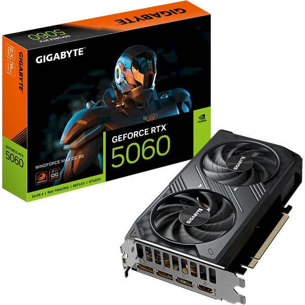 GIGABYTE NVIDIA GeForce RTX 5060 WINDFORCE MAX OC 8G - Grafické karty - Obrázek 925K000K01