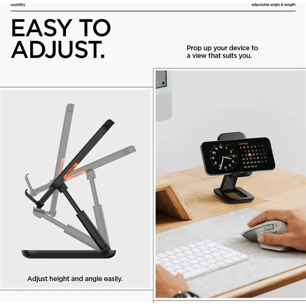 Spigen Universal Phone stand univerzální stojánek černý - Stojánky - Obrázek 926cbb6d33dc439794270585a88ada4e