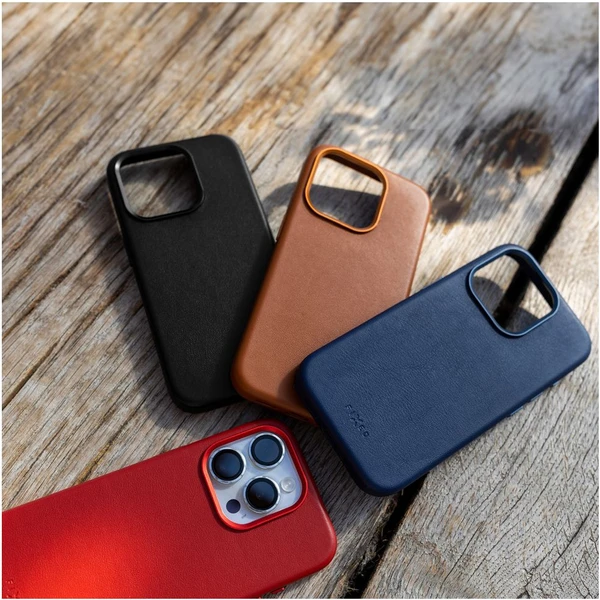FIXED MagLeather kožený kryt s MagSafe Samsung Galaxy S24+ modrý - Pouzdra - Obrázek 9271000K01