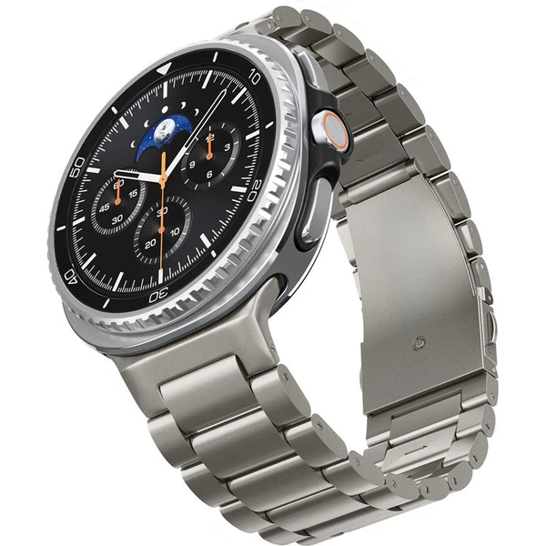 Spigen Modern Fit Titanium řemínek Samsung Galaxy Watch8/Classic (40/44/46mm) natural titanium - Řemínky - Obrázek 9276bdfbcc134dfe9e45bf9b67dd6e80