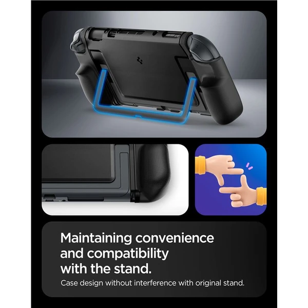 Spigen Dual Grip pouzdro Nintendo Switch 2 černé - Pouzdra - Obrázek 9279e6679c6647f1a9f789e0f3334dd1