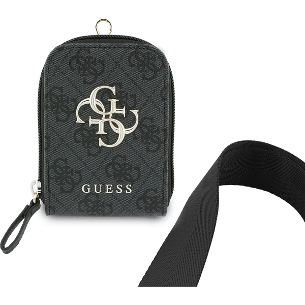 Guess Crossbody Popruh PU 4G Metal Logo + Peněženka černá - Popruhy a crossbody - Obrázek 928b15731cf44e4e9a7a06e4992c7d22