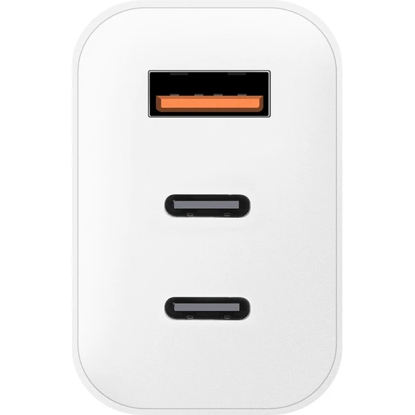 OBAL:ME GaN 65W nabíječka USB-A/2x USB-C bílá - Nabíječky - Obrázek 928f56f34d4c40aaa375258f1151a948