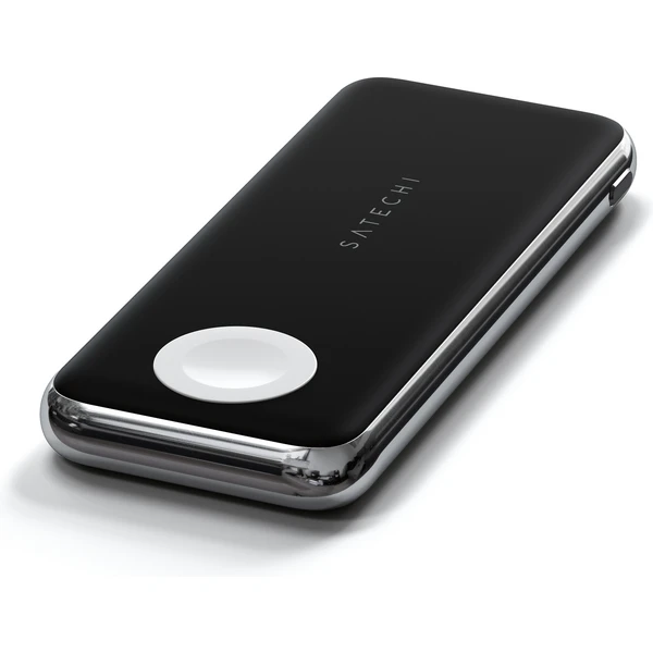 Satechi Quatro bezdrátová powerbanka 10 000 mAh vesmírně šedá  - Powerbanky - Obrázek 92BT000501