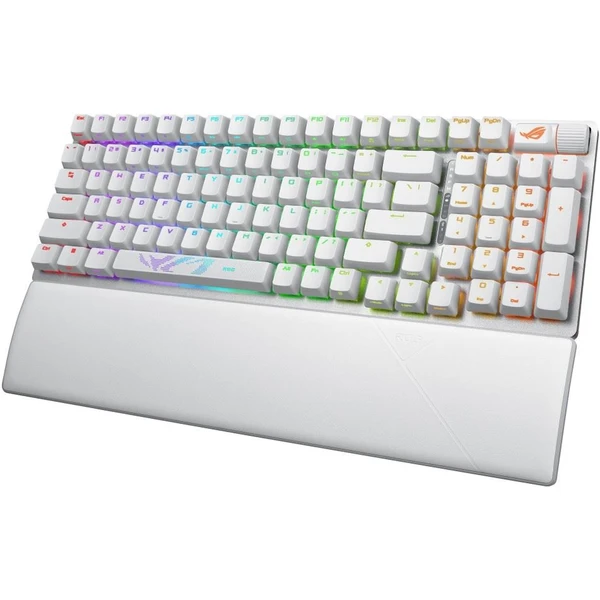ASUS ROG Strix Scope II 96 (ROG NX SNOW / PBT) bezdrátová herní klávesnice US bílá - Klávesnice - Obrázek 92C4000K01