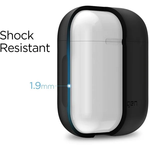Spigen Silicone Case pouzdro pro Apple AirPods černé - Pouzdra - Obrázek 92K0000301