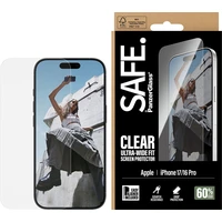 PanzerGlass® SAFE Ultra-Wide Fit sklo Apple iPhone 17/16 Pro s instalačním rámečkem - Ochranné folie a skla