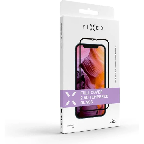 FIXED 2,5D Full-Cover tvrzené sklo Apple iPhone 15 Pro Max černé - Ochranné folie a skla - Obrázek 92R3000J01