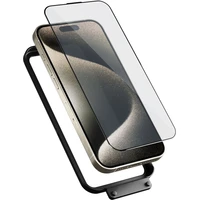 Epico Resolve EdgeToEdge ochranné sklo s instalačním rámečkem pro iPhone 15 Pro - Ochranné folie a skla