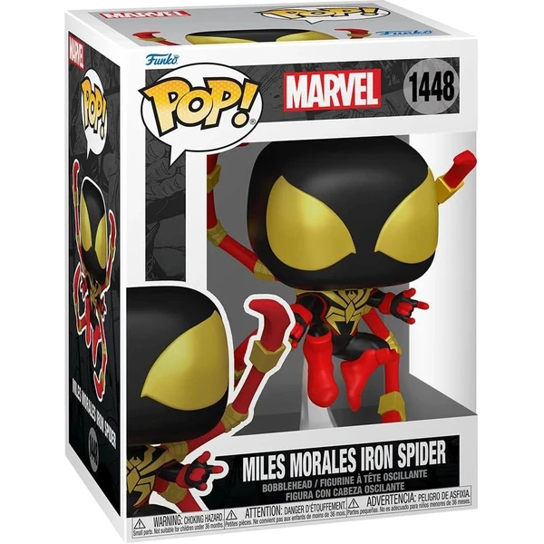 Funko POP! #1448 Marvel: Spider-Man Comics - Miles Morales Iron Spider (Šance na chase) - Funko POP! - Obrázek 92YB000K01