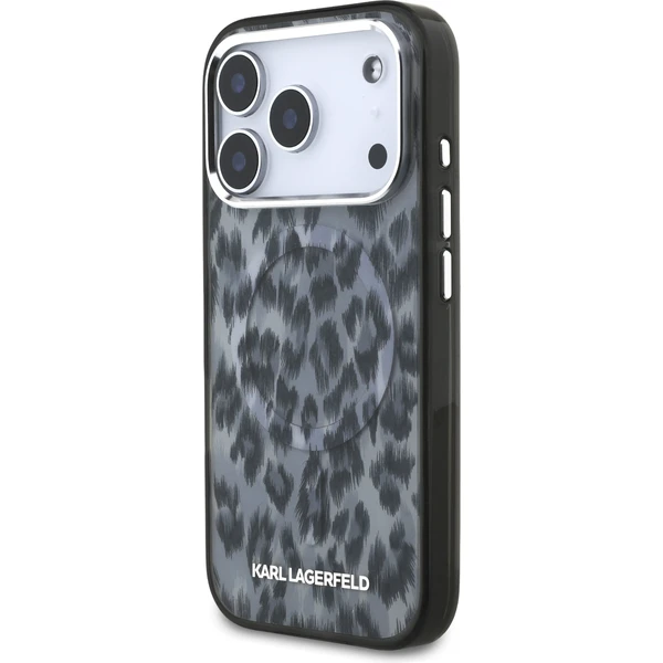 Karl Lagerfeld IML Leopard MagSafe Zadní Kryt pro iPhone 17 Pro šedý - Pouzdra - Obrázek 92c530f48c0a4aa5bb417876be71b4ed