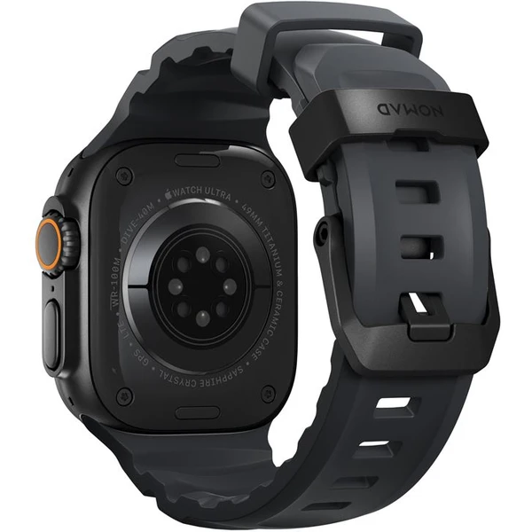 Nomad Rocky Point Band řemínek Apple Watch 49/45/44/42mm černý/tmavě šedý - Řemínky - Obrázek 92d53d3f003f4fe79e27fa4500c56792