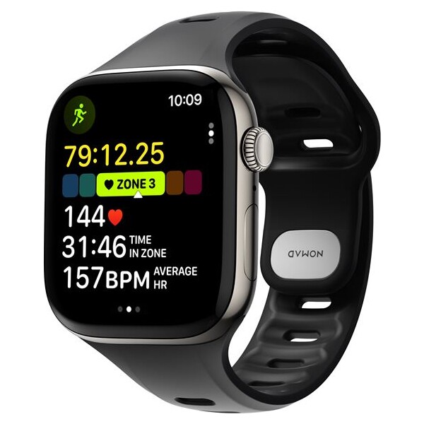 Nomad Tempo Band FKM řemínek Apple Watch 41mm/42mm black