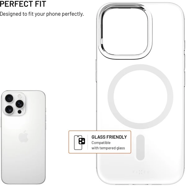 FIXED MagShell ultratenký kryt s MagSafe Apple iPhone 16 Pro Max čirý - Pouzdra - Obrázek 92fe4fc11f5c4f3bb63254c1ba05788c