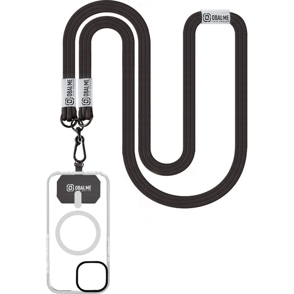 OBAL:ME NeckTag Trio popruh na telefon černý - Popruhy a crossbody - Obrázek 931868432b92468eae0cc403b75a47eb