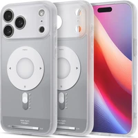 Spigen Ultra Hybrid MagSafe kryt iPhone 17 Pro classic silver - Pouzdra