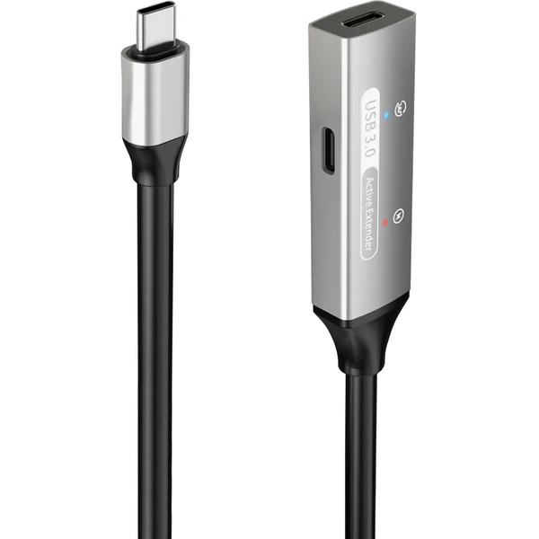 PremiumCord USB-C/USB-C repeater a prodlužovací kabel 5m černý - Kabely a redukce - Obrázek 9342bfda7f01481f8a10d0df695121ef