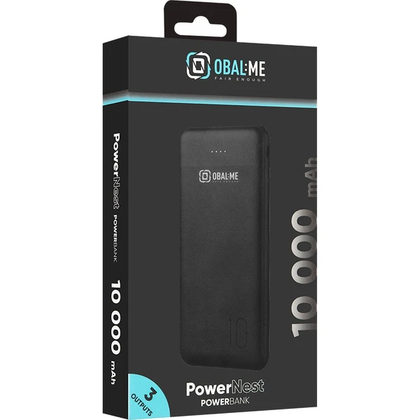 OBAL:ME PowerNest Powerbanka 10000mAh černá - Powerbanky - Obrázek 93508f160a1342e9b11b95d69df7ca89