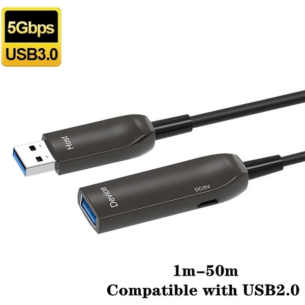 PremiumCord USB-A/USB-A prodlužovací optický kabel 7m černý - Kabely a redukce - Obrázek 935130c3219c4b54ba4a39580f163cca