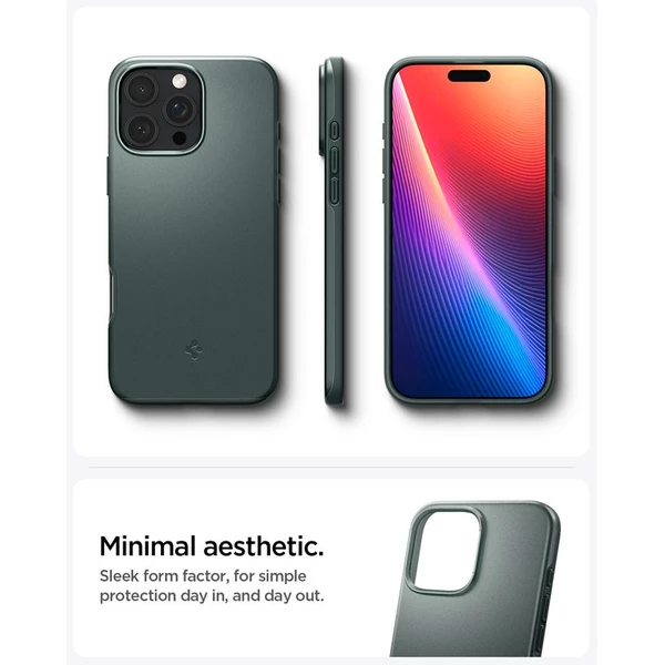 Spigen Thin Fit MagSafe kryt iPhone 16 Pro Max abyss green - Pouzdra - Obrázek 937fda782933438f8fa19c601a9ea877