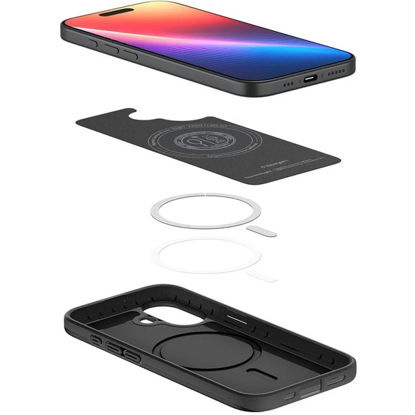 Spigen Thin Fit MagSafe kryt iPhone 17 black - Pouzdra - Obrázek 938cc6aa805f4799988c086b5c980d86