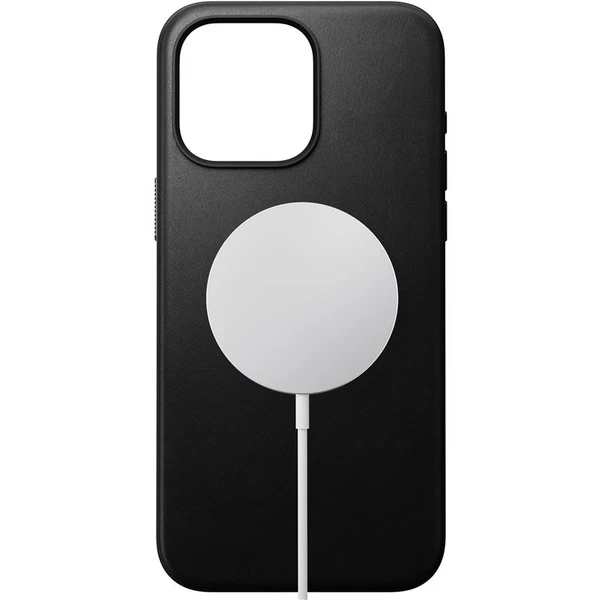 Nomad Modern Leather MagSafe kryt iPhone 15 Pro Max černý - Pouzdra - Obrázek 93CS100501