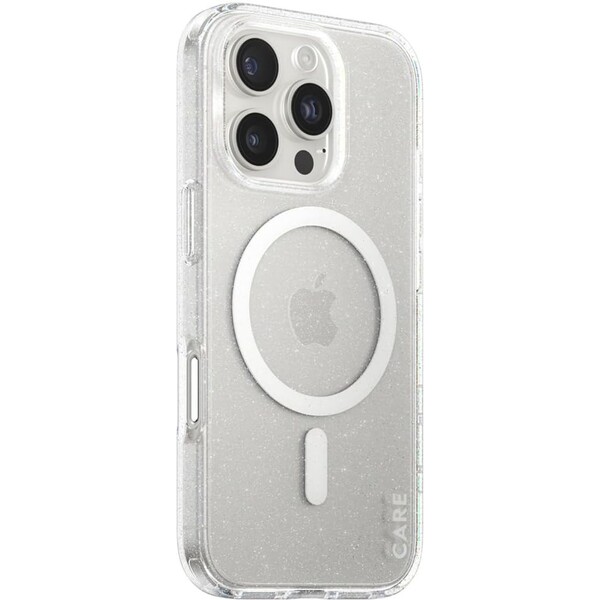 PanzerGlass® CARE kryt Apple iPhone 16 Pro MagSafe Star Lit třpytivý/bílý