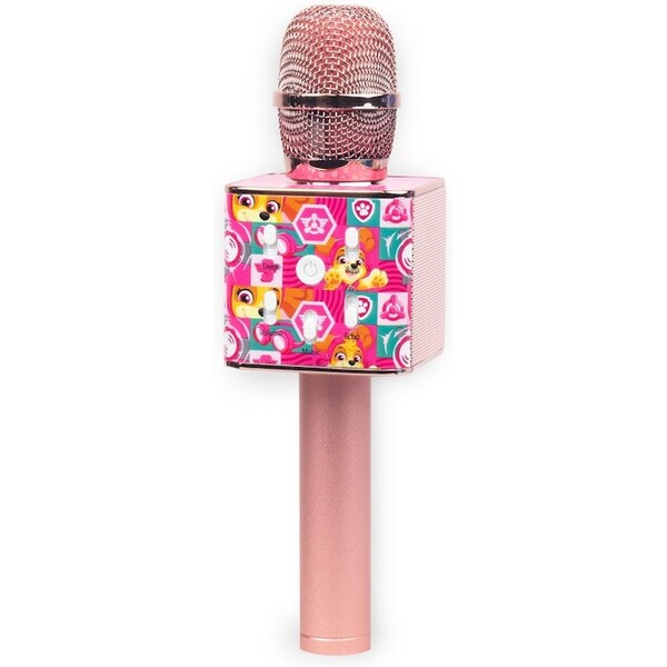 Bluetooth mikrofon Tlapková patrola růžový Růžová