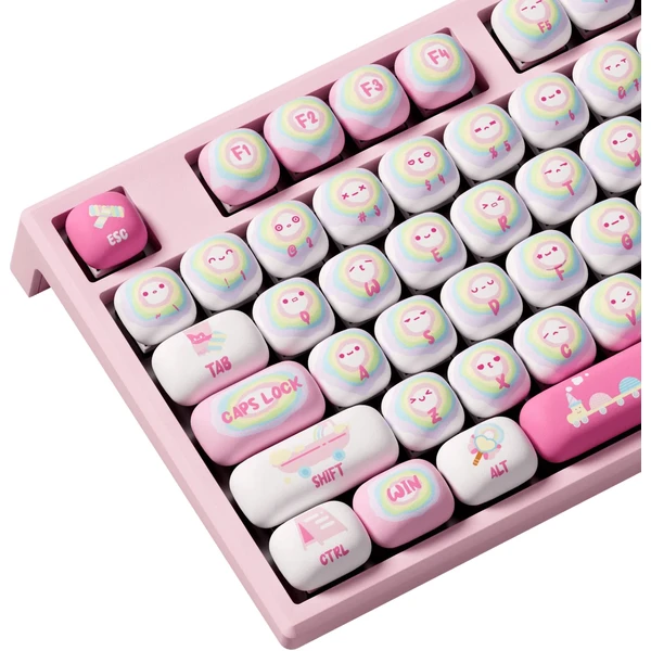 Akko MonsGeek MG108B Rainbow Marshmallows herní klávesnice (US) - Klávesnice - Obrázek 93OG000K01