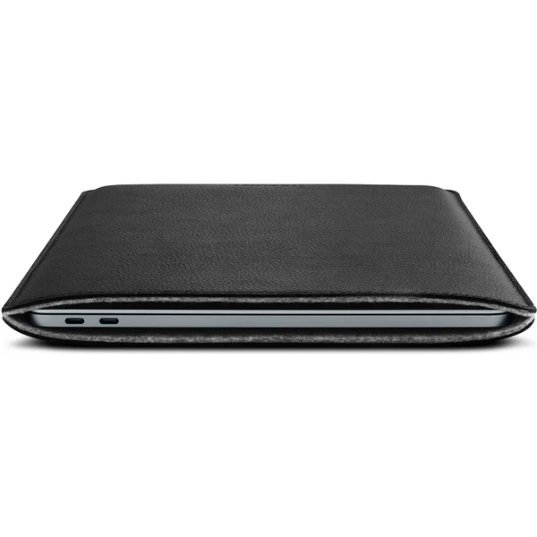 Woolnut Leather Sleeve kožené pouzdro MacBook Pro 13"/MacBook Air 13" černé - Pouzdra - Obrázek 93SR100501