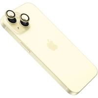 FIXED Camera Glass ochranná skla Apple iPhone 15/15 Plus žlutá - Ochranné folie a skla