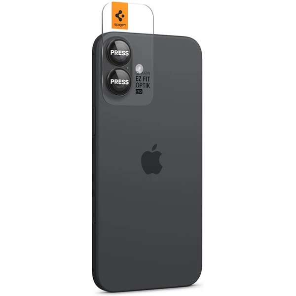 Spigen Glass tR EZ Fit Optik Pro sada skel iPhone 17/16/16 Plus černá (2-pack) - Ochranné folie a skla - Obrázek 93b5085b7ecc4a21b32d69456f05a2bb