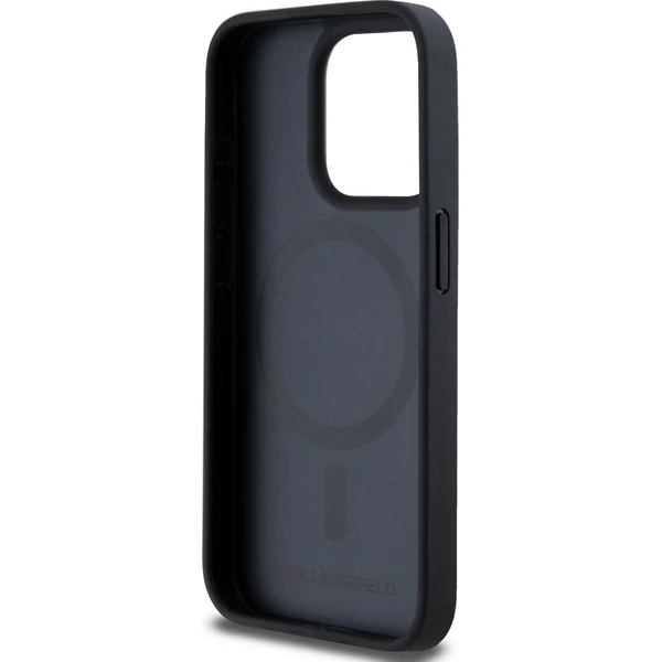 Karl Lagerfeld PU Karl Heads Pattern Magsafe zadní kryt pro iPhone 15 Pro Max černý - Pouzdra - Obrázek 93b801226ab04cb39f091e7112176923