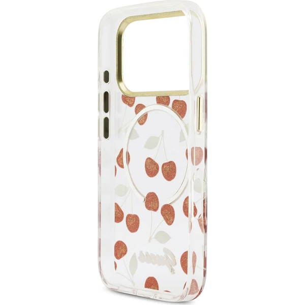 Guess IML Glitter Cherry MagSafe kryt iPhone 17 Pro - Pouzdra - Obrázek 93ca4aa969f2423286bbe6d32b9d8ecc