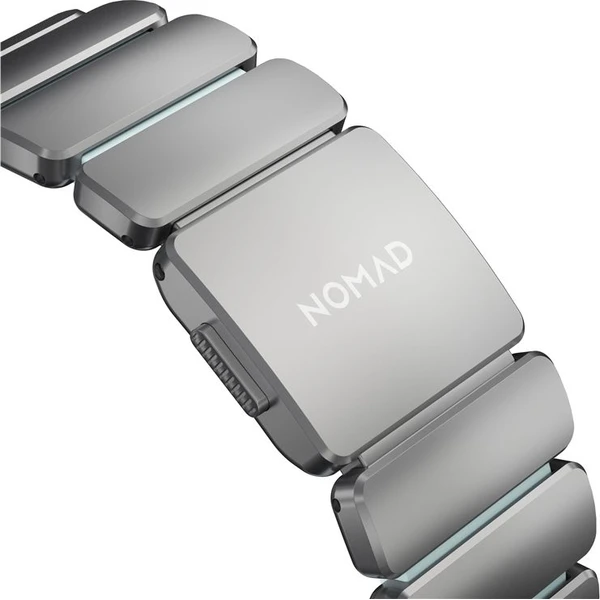 Nomad Stratos Band FKM řemínek Apple Watch 45/46/49mm Natural Titanium/Icy Blue - Řemínky - Obrázek 93cd7844c67f4662bfca90d2df4d5613