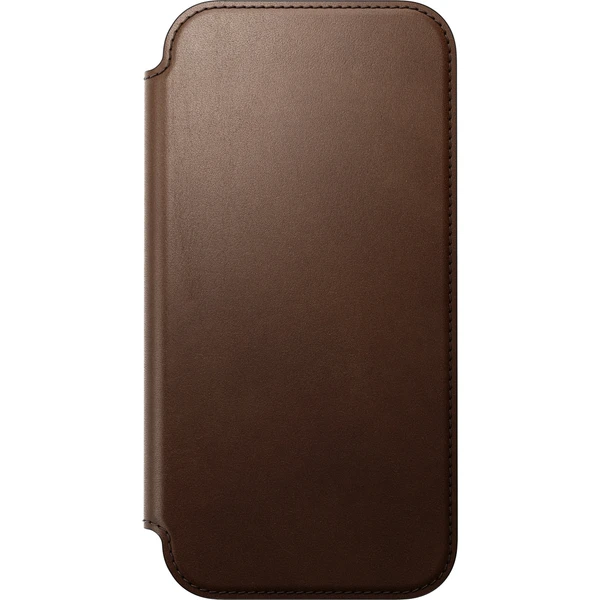 Nomad Modern Leather Folio MagSafe kožené pouzdro iPhone 18 Pro Max Brown - Pouzdra - Obrázek 93f73995d30147388e195e0f8e527b97
