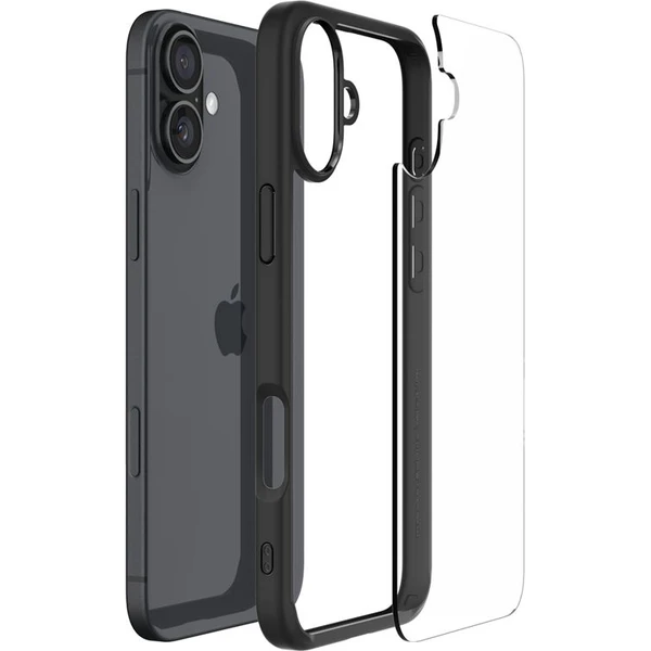 Spigen Ultra Hybrid kryt iPhone 16 matte black - Pouzdra - Obrázek 9403fe7a25b3478586b7502e51f51233