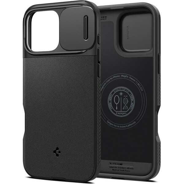 Spigen Optik Armor MagSafe kryt iPhone 16 Pro black