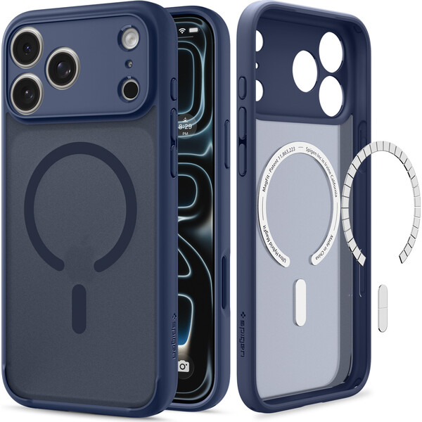 Spigen Ultra Hybrid MagSafe kryt iPhone 18 Pro Max/17 Pro Max frost deep blue