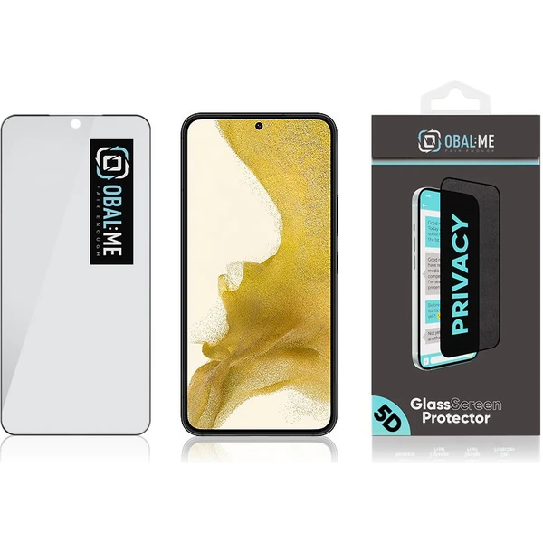 OBAL:ME Privacy 5D tvrzené sklo Samsung Galaxy S22 černé - Ochranné folie a skla - Obrázek 944e9c3baed1490d912e649dc269ff73