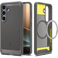Spigen Rugged Armor MagSafe kryt Samsung Galaxy S25 šedý - Pouzdra