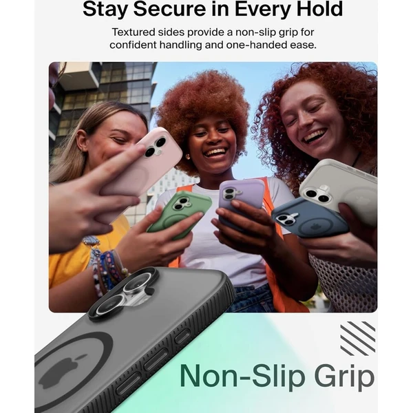 Belkin SheerForce Grip MagSafe kryt iPhone 17 námořnicky modrý - Pouzdra - Obrázek 9456a75e1377419b8c48464e1b6cd9a7