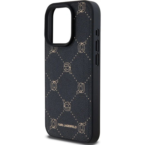 Karl Lagerfeld PU Karl Heads Pattern Magsafe zadní kryt pro iPhone 15 Pro Max černý - Pouzdra - Obrázek 945c811925f44a7cbc19ea263201ede8