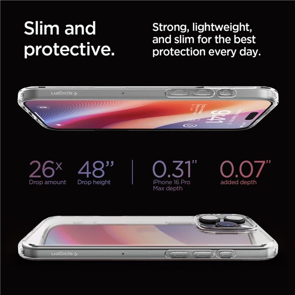 Spigen Ultra Hybrid kryt iPhone 16 Pro Max crystal clear - Pouzdra - Obrázek 94891b3e56d741d393e2125fbb279cd2